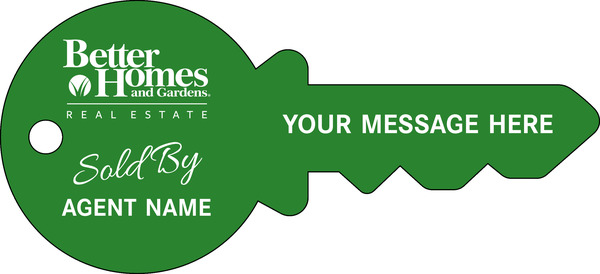 Key Shaped Agent Sign Panel, 16h x 35w, 3MM Aluminum Composite